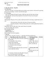 Giáo án văn8-Bài toán dân số