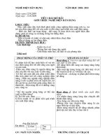 GIÁO ÁN NGỀ ĐIỆN 70 T