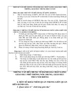 Môt số vấn đề về đánh giá chất lượng