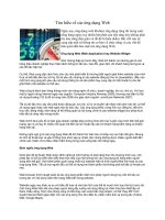 Tìm hiểu về các ứng dụng Web