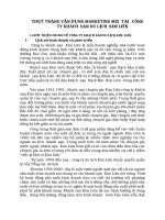 THỰC TRẠNG VẬN DỤNG MARKETING MIX  TẠI   CÔNG TY KHÁCH  SẠN DU LỊCH  KIM LIÊN