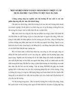 MỘT SỐ BIỆN PHÁP CƠ BẢN NHẰM HOÀN THIỆN VÀ ÁP DỤNG ISO 9002  TẠI CÔNG TY DỆT MAY HÀ NỘI