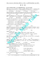 40 ĐỀ LUYỆN THI TRẮC NGHIỆM MÔN HÓA HỌC_Phần 10