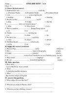 ÔN TẬP KT AV7 SỐ 2 TUẦN 14