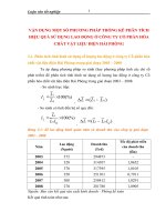 VẬN DỤNG MỘT SỐ PHƯƠNG PHÁP THỐNG KÊ PHÂN TÍCH HIỆU QUẢ SỬ DỤNG LAO ĐỘNG Ở CÔNG TY CỔ PHẦN HÓA CHẤT VẬT LIỆU ĐIỆN HẢI PHÒNG