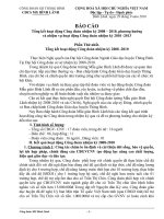 Báo cáo tổng kết Công đoàn