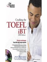 Cracking the toefl ibt 2008 part 1