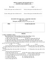 Bài kiểm tra họ kỳ I_Lý 7