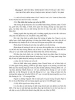 Chương II  MỘT SỐ ĐẶC ĐIỂM KINH TẾ KỸ THUẬT CHỦ YẾU