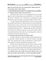 MỘT SỐ GIẢI PHÁP CHỦ YẾU NHẰM PHÁT TRIỂN KINH TẾ VÙNG ĐỒNG BẰNG SÔNG HỒNG