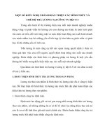 MỘT SỐ KIẾN NGHỊ NHẰM HOÀN THIỆN CÁC HÌNH THỨC VÀ CHẾ ĐỘ TRẢ LƯƠNG TẠI CÔNG TY DỆT 8-3