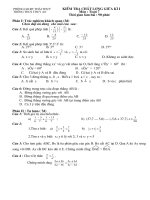 Kiểm tra giữa kì 1 Toán7 (10-11)