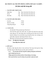 Bài thuốc đột quỵ tai biến