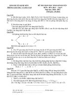 de thi hsg huyen Hoa 9 (năm học 2010-2011)