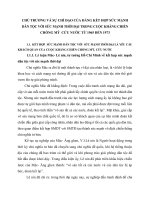 CHỦ TRƯƠNG VÀ SỰ CHỈ ĐẠO CỦA ĐẢNG KẾT HỢP SỨC MẠNH