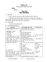 Giáo án tuần 20 lớp 5