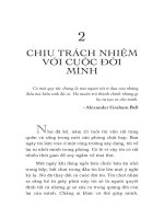 CHỊU TRÁCH NHIỆM VỚI CUỘC ĐỜI MÌNH