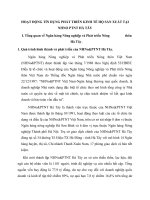 HOẠT ĐỘNG TÍN DỤNG PHÁT TRIỂN KINH TẾ HỘ SẢN XUẤT TẠI NHNO PTNT HÀ TÂY