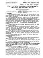 BC tổng kết CB nhiệm kỳ 10-12