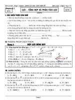 Chuyên đề Phân tich và tổng hợp lực