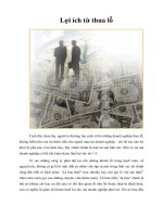 Lợi ích từ thua lỗ