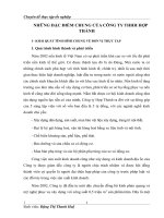 NHỮNG ĐẶC ĐIỂM CHUNG CỦA CÔNG TY THHH HỢP THÀNH