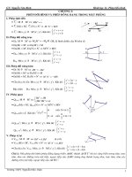 Bài tập lớp 11: Phép dời hình và phép đồng dạng