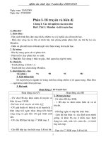 GIÁO ÁN SINH HỌC LỚP 9