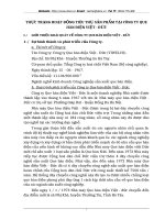 THỰC TRẠNG HOẠT ĐỘNG TIÊU THỤ SẢN PHẨM TẠI CÔNG TY QUE HÀN ĐIỆN VIỆT- ĐỨC