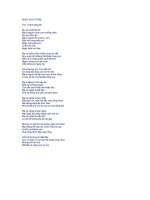 học bài hát: Trong Không Gian Bay Bay