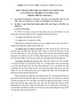 THỰC TRẠNG TIÊU THỤ SẢN PHẨM VÁN NHÂN TẠO