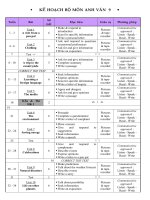 GIÁO ÁN ANH 9 BÌNH ĐỊNH (2010-2011)