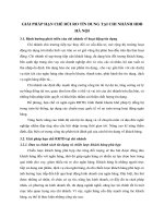 GIẢI PHÁP HẠN CHẾ RỦI RO TÍN DUNG TẠI CHI NHÁNH HDB HÀ NỘI