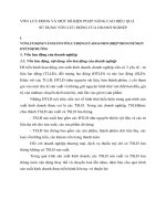 VỐN LƯU ĐỘNG VÀ MỘT SỐ BIỆN PHÁP NÂNG CAO HIỆU QUẢ