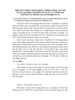 MỘT SỐ Ý KIẾN NHẰM HOÀN THIỆN CÔNG TÁC KẾ TOÁN TẬP HỢP CHI PHÍ SẢN XUẤT VÀ TÍNH GIÁ THÀNH SẢN PHẨM TẠI XÍ NGHIỆP IN 15
