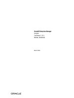 Oracle Enterprise Manager Concepts