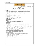 Giáo án lớp 1-Tuần 19 SOẠN NGANG