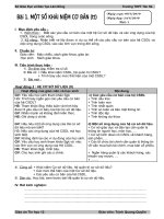 Bài 1. Một số khái niệm cơ bản (tt)