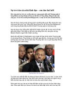 Sự trơ tráo của nhà lãnh đạo – con dao hai lưỡi