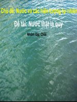 Bai Nuoc that la quy