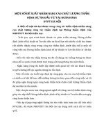 MỘT SỐ ĐỀ XUẤT NHẰM NÂNG CAO CHẤT LƯỢNG THẨM ĐỊNH DỰ ÁN ĐẦU TƯ TẠI NGÂN HÀNG