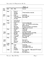 Giáo án 2 buổi tuần 11