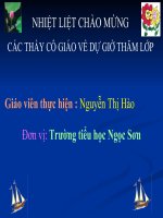 Bài 15 : Lớp Học ( GA Du Thi)