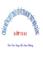 GAĐT tiết 18 Luyện tập HH 11 ncao