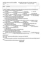 ĐỀ THI HK I ĐỊA 7