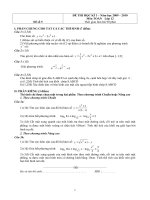 Đề thi Học kì 1 Toán 12 - Đề số 5