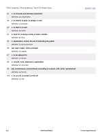 3420 TOEIC vocabulary tests words by Meaning part 91