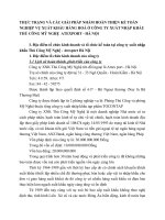 THỰC TRẠNG VÀ CÁC GIẢI PHÁP NHẰM HOÀN THIỆN KẾ TOÁN NGHIỆP VỤ XUẤT KHẨU HÀNG HOÁ Ở CÔNG TY XUẤT NHẬP KHẨU THỦ CÔNG MỸ NGHỆ  ATEXPORT