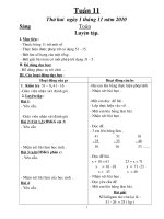 Giao an lop 2 Tuan 11(CKT- BVMT)