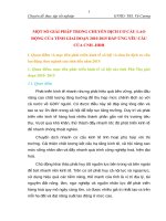 MỘT SỐ GIẢI PHÁP TRONG CHUYỂN DỊCH CƠ CẤU LAO ĐỘNG CỦA TỈNH GIAI ĐOẠN 2010 2015 ĐÁP ỨNG YÊU CẦU CỦA CNH